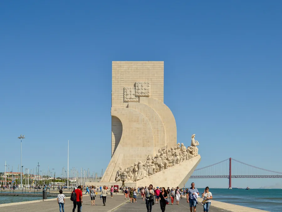 Padrão dos Descobrimentos monument on the Tejo riverbank